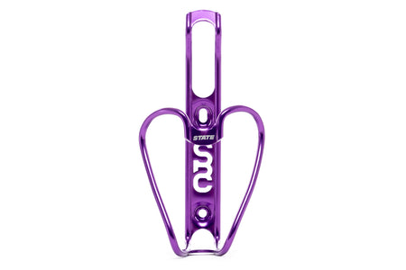 product State Bicycle Co. Monogram 6061 Aluminum Anodized Bottle Cage - Purple