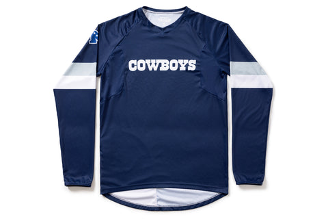 State Bicycle Co. | NFL Collection – Long-Sleeve MTB Jersey – Dallas Cowboys