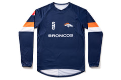 #NFLJ-DEN – NFL Collection | Long Sleeve MTB Jersey – DEN Broncos (Size Small, Like-New – Washed for Photos)