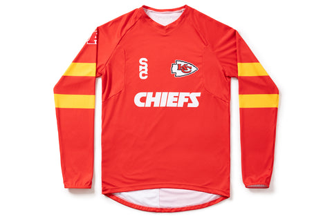 State Bicycle Co. | NFL Collection – Long-Sleeve MTB Jersey – Kansas City Chiefs
