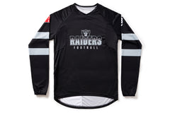 #NFLJ-LV – NFL Collection | Long Sleeve MTB Jersey – Las Vegas Raiders (Size Medium, Like-New – Washed for Photos)