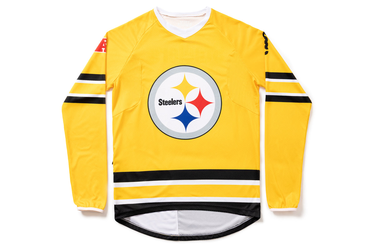 State Bicycle Co. | NFL Collection – Long-Sleeve MTB Jersey – Pittsburgh Steelers