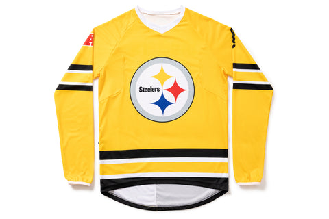 State Bicycle Co. | NFL Collection – Long-Sleeve MTB Jersey – Pittsburgh Steelers