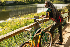 State Bicycle Co. x Bob Marley - Klunker + Hemp Bag Combo