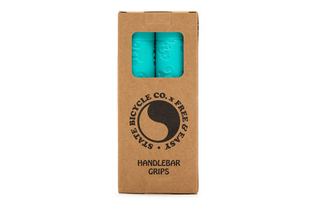 product State Bicycle Co. x Free & Easy - "Don't Trip" Grips - Teal