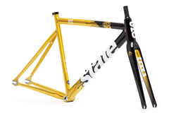 State Bicycle Co. x Liquid Death - 6061 Black Label v3 Frame Set - 24 Karat Casket