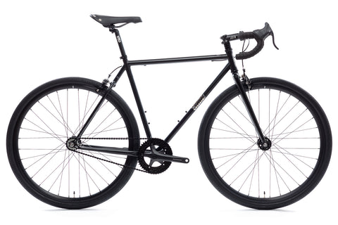 4130 - Matte Black / Mirror – (Fixed Gear / Single-Speed)