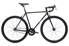 4130 - Matte Black / Mirror – (Fixed Gear / Single-Speed)