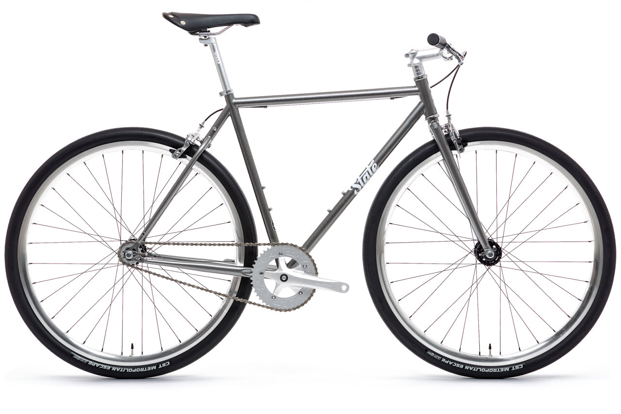 fixed gear gravel 4130 - Hammered Powder Coat – (Fixed Gear / Single-Speed)