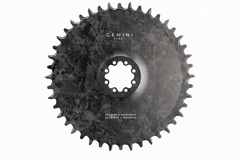 Gemini RIGEL Carbon Chainring — SRAM 8-Bolt Direct Mount, 6.5mm Offset