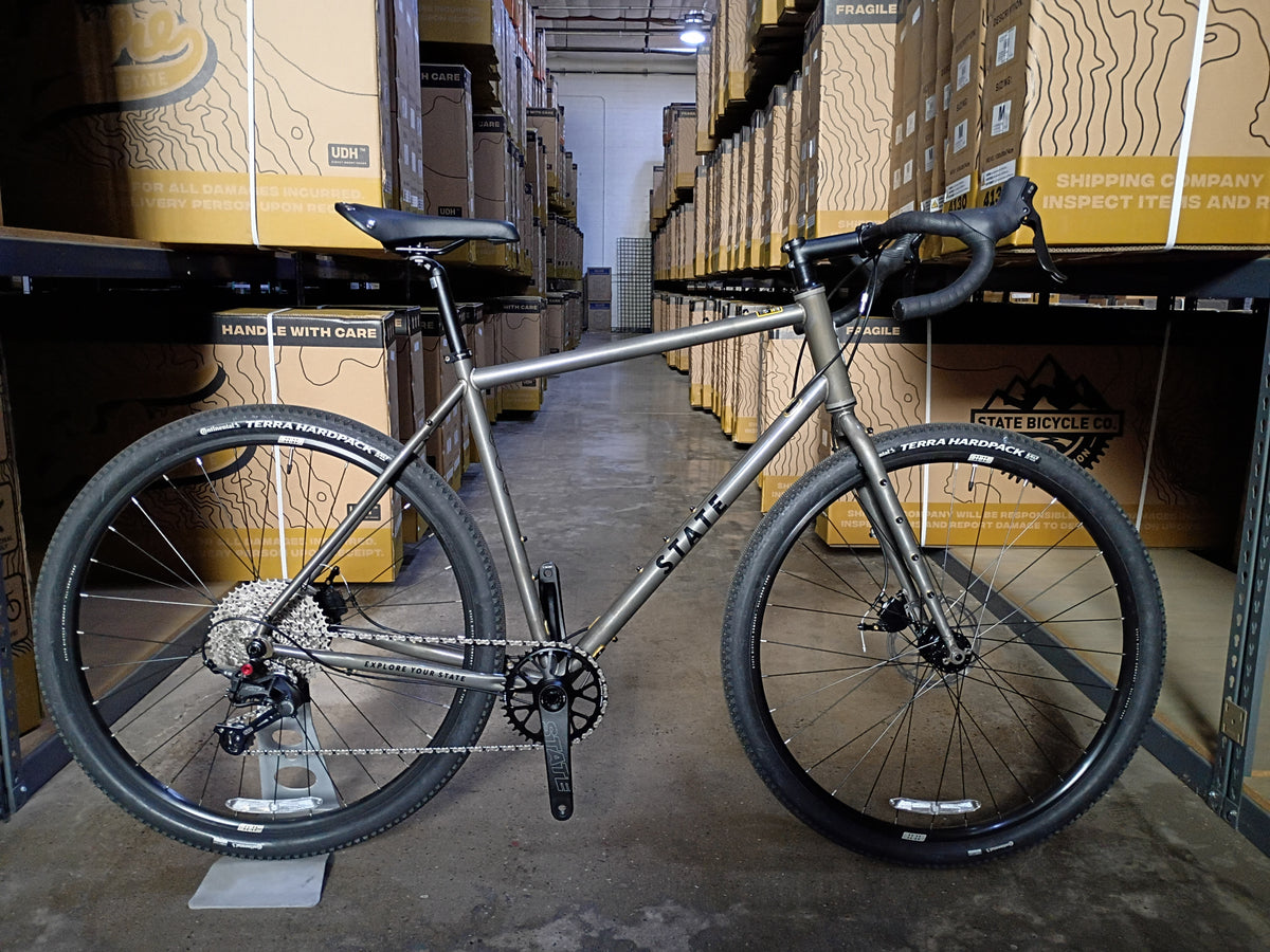 #1715 – 4130 All-Road Gen 2 | Raw Phosphate / 700c / Drops (55cm, Excellent Used)