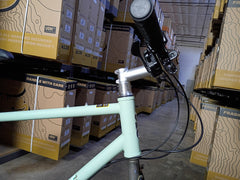 #1717 – 4130 10-Speed | Mint Chocolate Chip/ Flat Bar / 650b (51cm, Excellent)