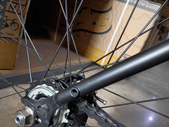 #1721 – 4130 Fixed Gear / Single Speed | Black Mirror / Drops (52cm, Used, New Components)
