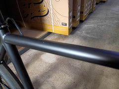 #1721 – 4130 Fixed Gear / Single Speed | Black Mirror / Drops (52cm, Used, New Components)