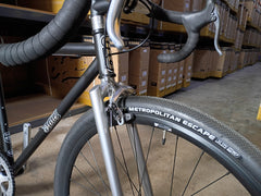 #1721 – 4130 Fixed Gear / Single Speed | Black Mirror / Drops (52cm, Used, New Components)