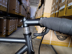 #1721 – 4130 Fixed Gear / Single Speed | Black Mirror / Drops (52cm, Used, New Components)