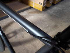 #1721 – 4130 Fixed Gear / Single Speed | Black Mirror / Drops (52cm, Used, New Components)