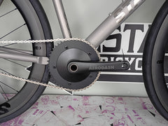 #1726 – Titanium Track Bike | Carbon GRT Wheels / Aerodash Crankset / Drops (58cm, Open Box)