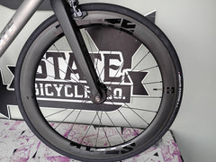 #1726 – Titanium Track Bike | Carbon GRT Wheels / Aerodash Crankset / Drops (58cm, Open Box)
