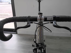 #1726 – Titanium Track Bike | Carbon GRT Wheels / Aerodash Crankset / Drops (58cm, Open Box)