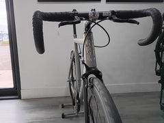 #1726 – Titanium Track Bike | Carbon GRT Wheels / Aerodash Crankset / Drops (58cm, Open Box)