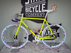 #1729NS – 4130 Fixed Gear / Single Speed | Volt / Custom Pista Build (59cm, Mixed New & Used)