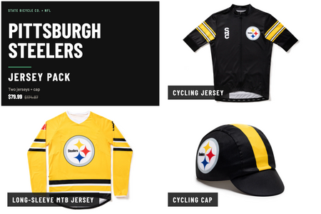 product State Bicycle Co. | NFL Collection - Jersey Pack - Pittsburgh Steelers
