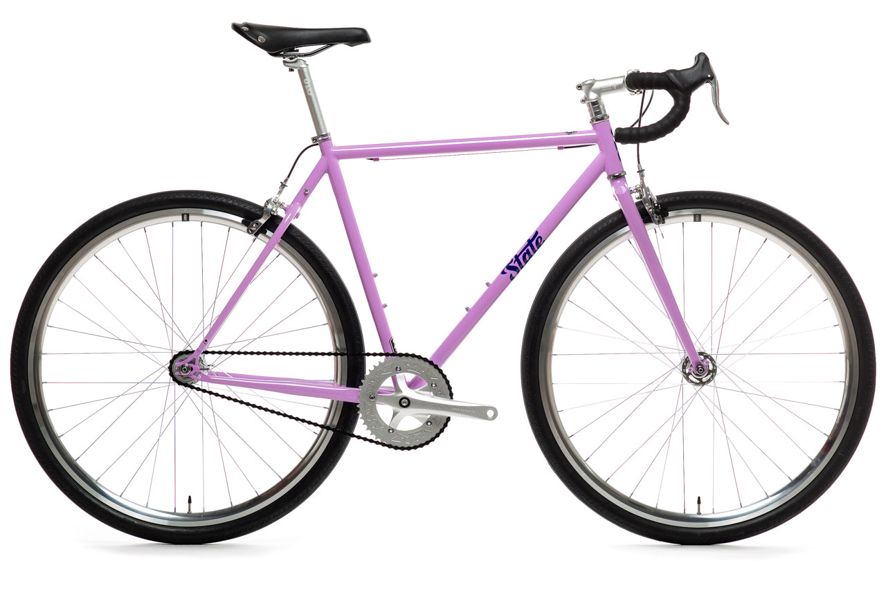 4130 Purple Reign Fixed Gear Single Speed State Bicycle Co