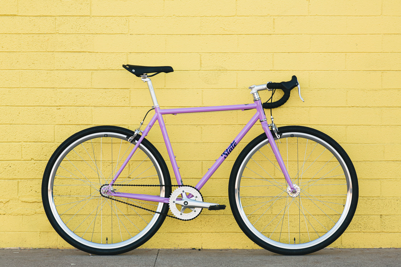 4130 Purple Reign – (Fixed Gear Single-Speed) State Bicycle