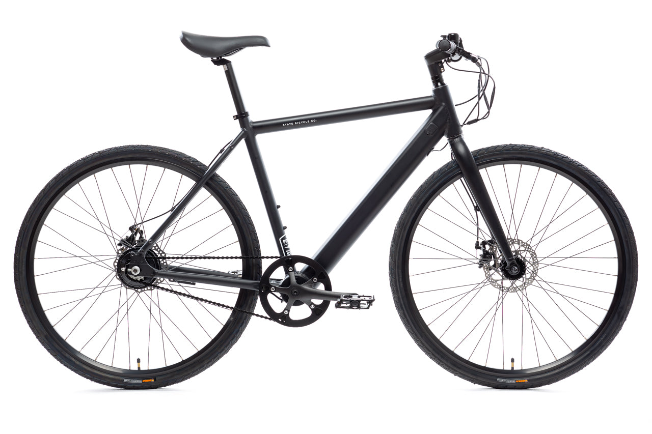 State Bicycle Co. 6061 - eBike Commuter - Matte Black
