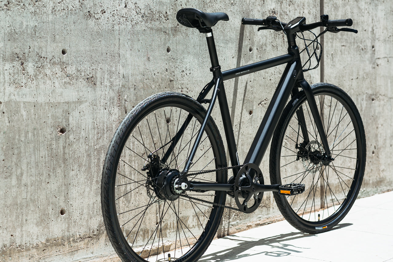 State Bicycle Co. 6061 - eBike Commuter - Matte Black