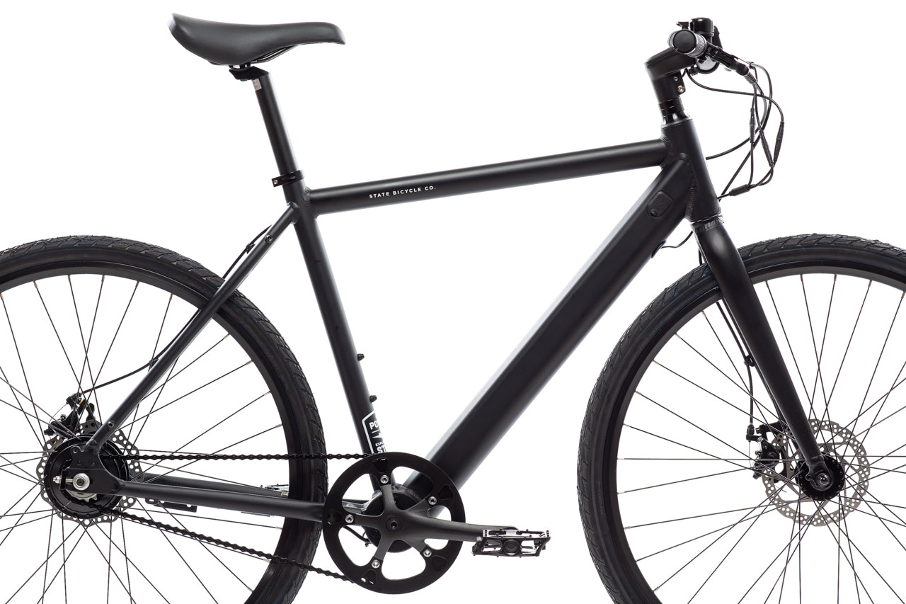 State Bicycle Co. 6061 eBike Commuter Matte Black State