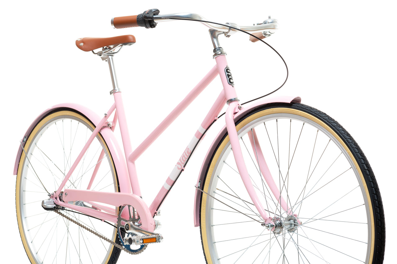 damen citybike rosa City Bike - Bubble-Gum (3 Speed) Large (53 cm - Riders 5'9"