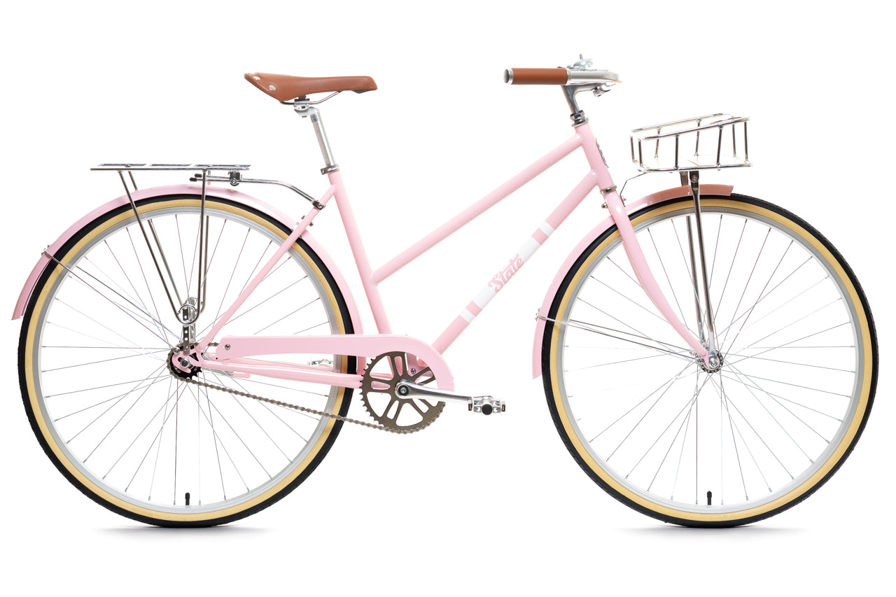 citybike creme City Bike - Bubble-Gum (Single-Speed) Large (53 cm - Riders 5'9"