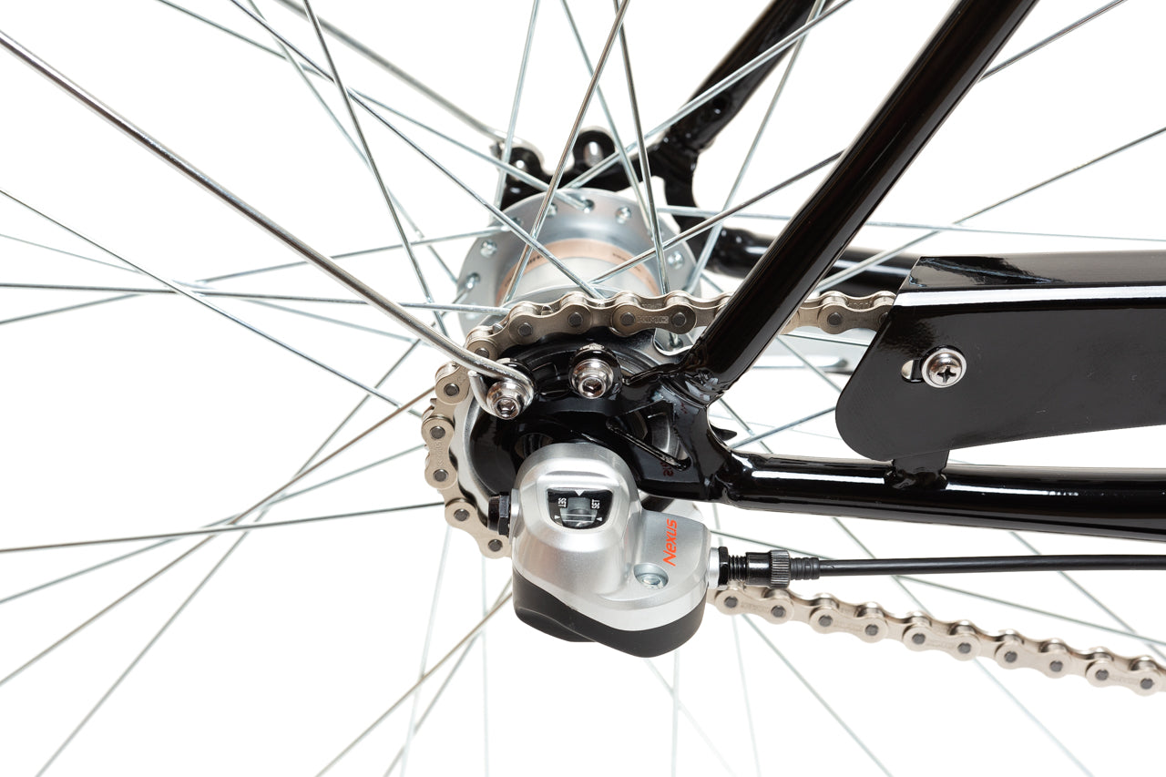 3 gears bike City Bike - The Black & Tan (3 Speed) Large (58 cm - Riders 6'0"