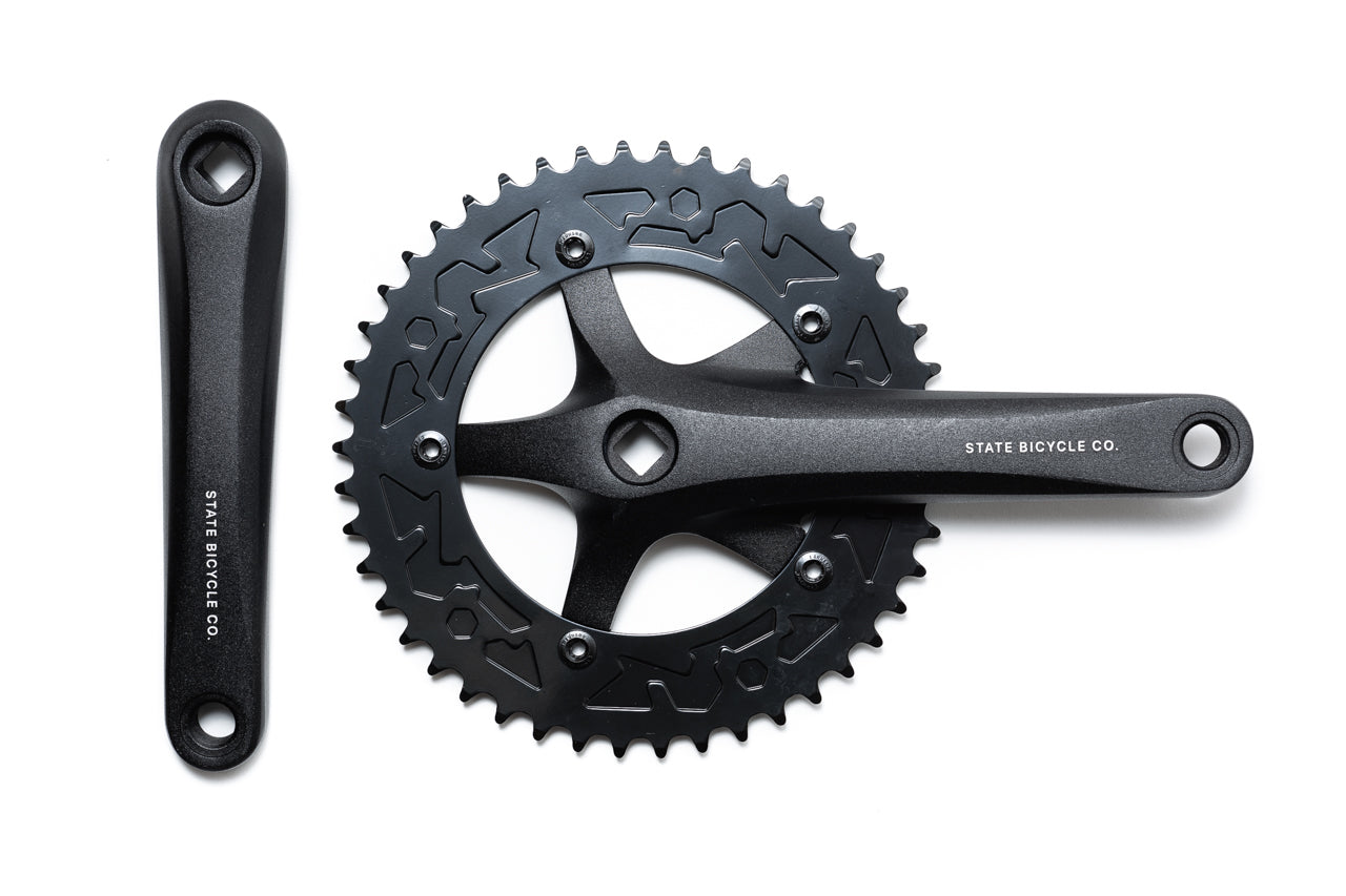 State Co. - Steel Forged 3D Fixed Gear / Speed Crankset | State Bicycle Co.