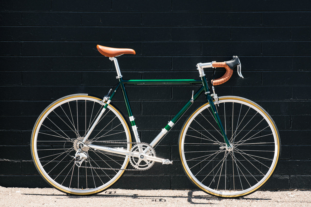 State Bicycle Co. 4130 Road Bike - Hunter Green Colorway (8-speed)