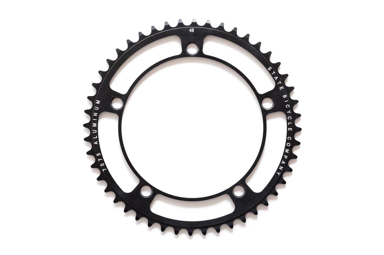 Black Label Series: Chainring 46t 48t 49t 52t (Black)