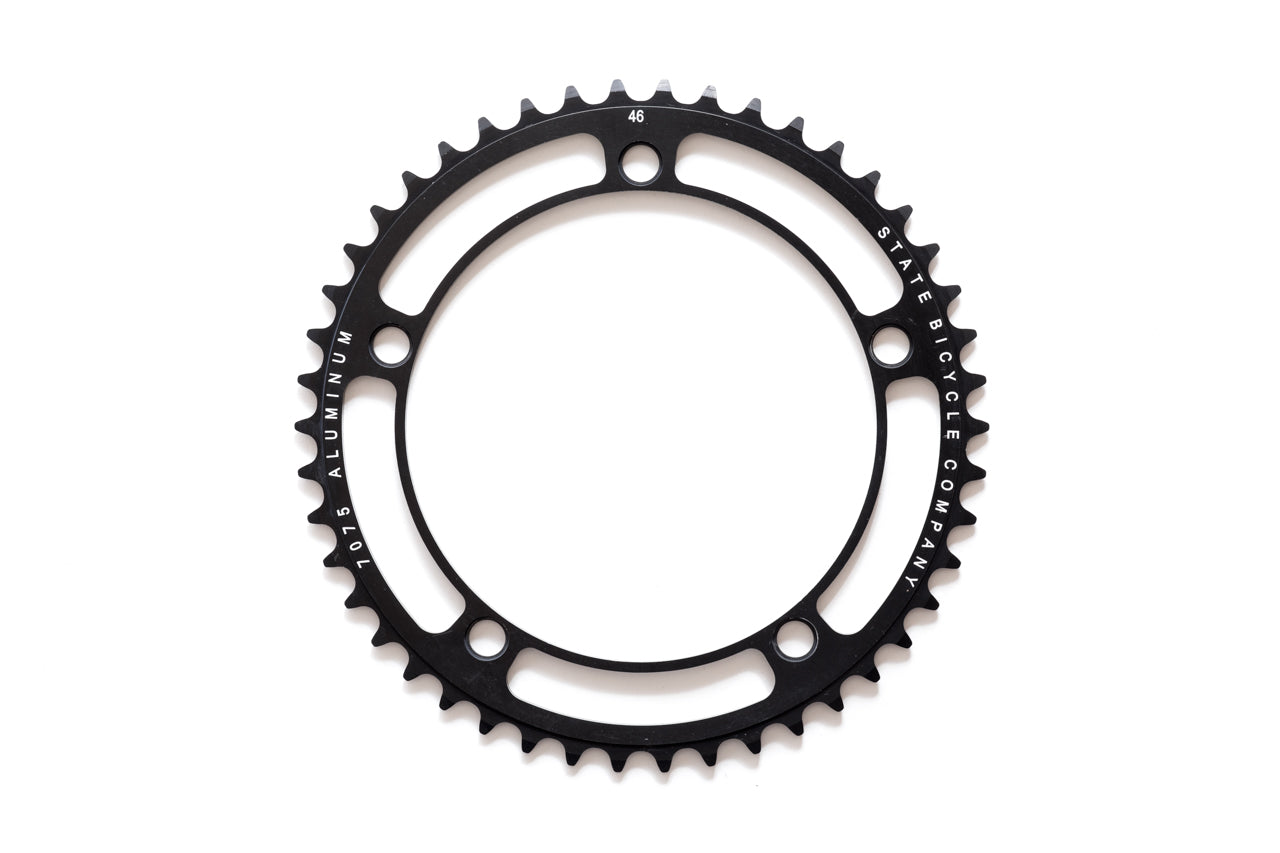 Black Label Series: Chainring 46t 48t 49t 52t (Black