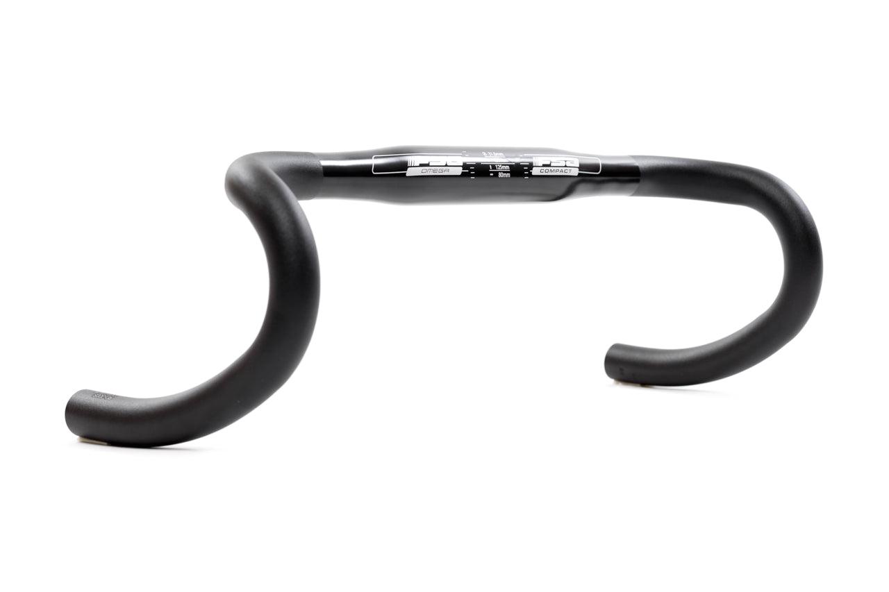 FSA Gossamer Wing Compact Drop Handlebar, Black / 420mm