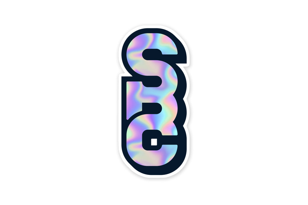 State Bicycle Co. - Holographic Monogram Sticker