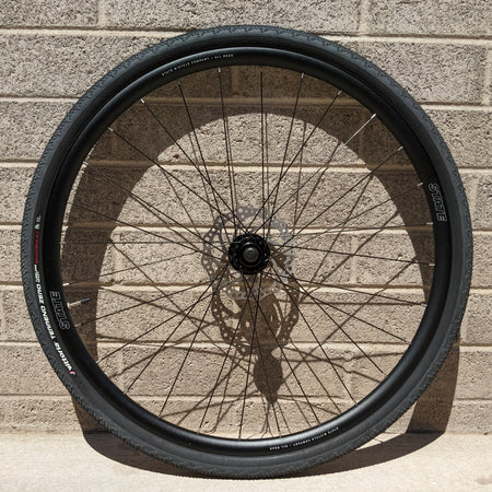 product #568- All Road Wheel 700c - Front only - with Tire, Tube & Rotor - Brand New Take-Offs