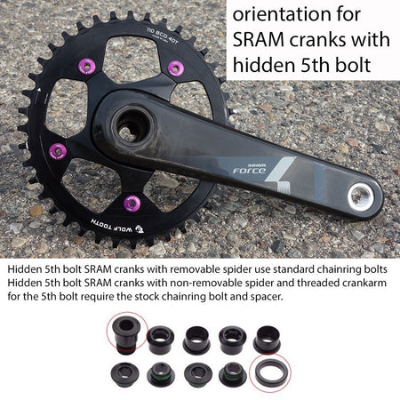 product Oval 110 BCD Gravel / CX / Road Chainrings by Wolf Tooth