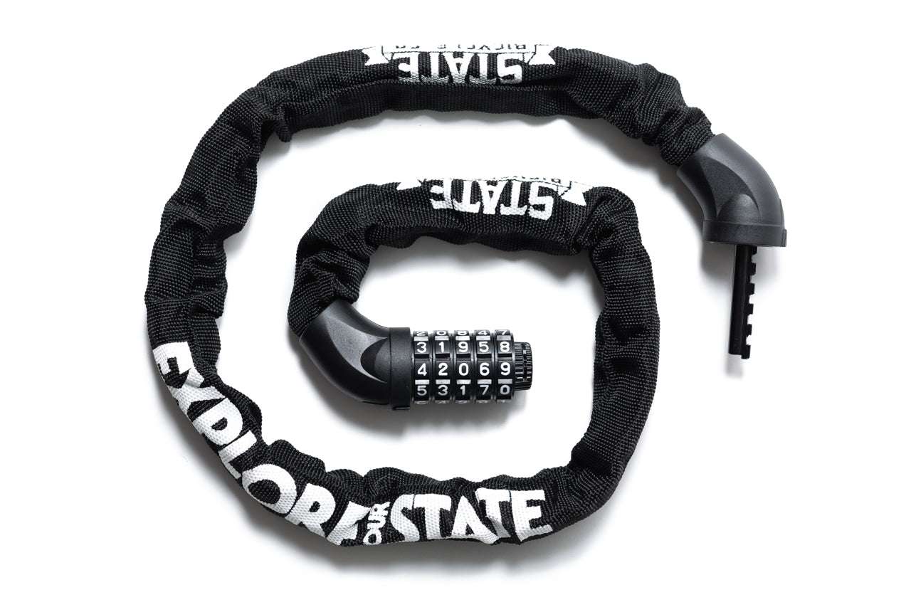 State Bicycle Co. Steel Chain Combo Lock