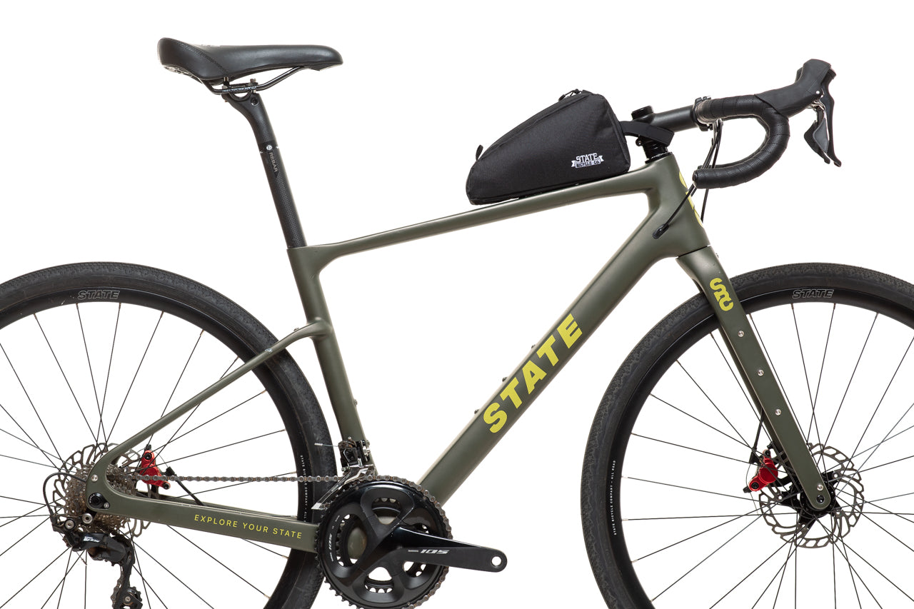 bento box gravel bike State Bicycle Co. - Top Tube Bento Bag