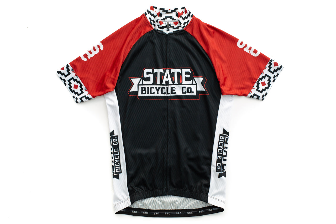 Red bike jersey cheap