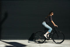 4130 - Matte Black / Mirror – (Fixed Gear / Single-Speed)