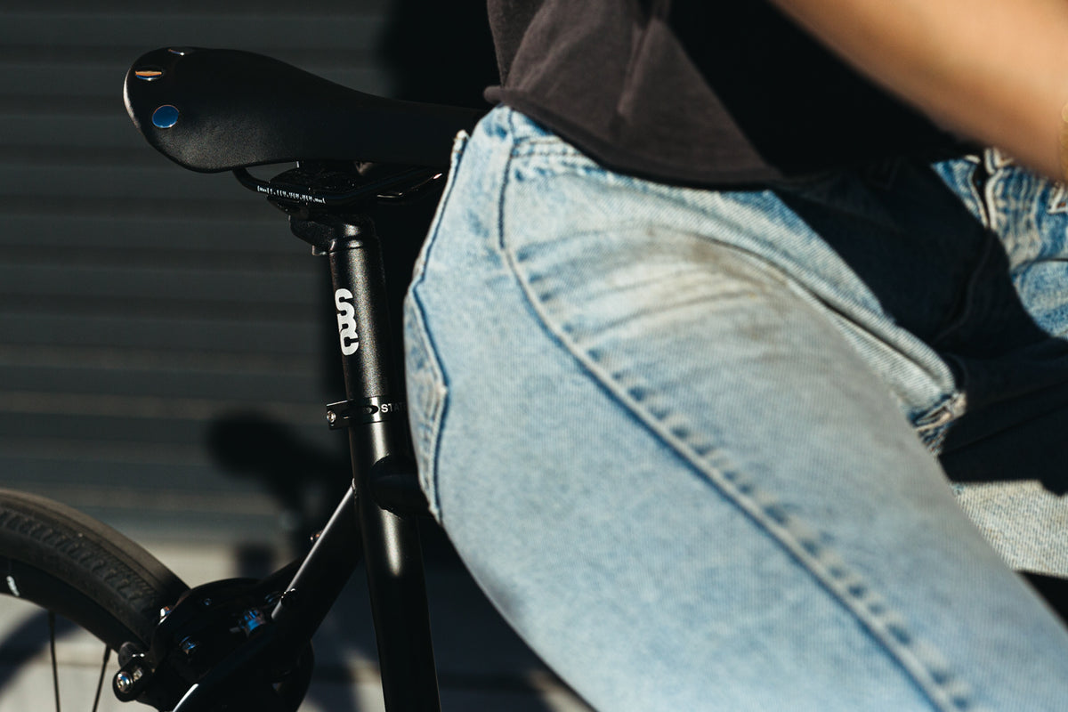 4130 - Matte Black / Mirror – (Fixed Gear / Single-Speed)