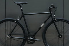 4130 - Matte Black / Mirror – (Fixed Gear / Single-Speed)