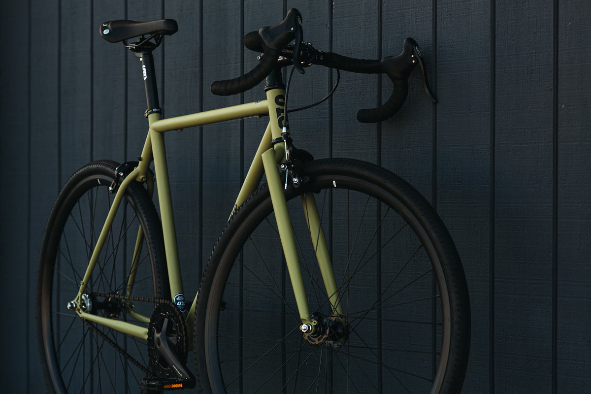 4130 - Matte Olive – (Fixed Gear / Single-Speed)